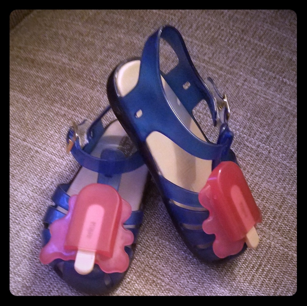 Mini Melissa popsicle sandals 😍